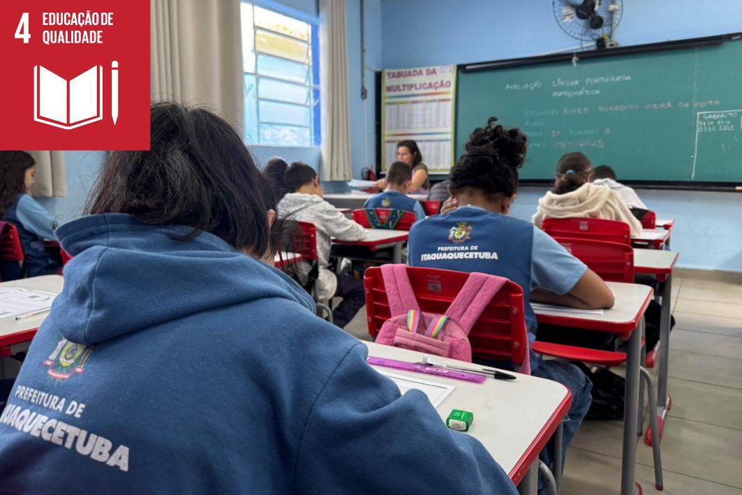 Itaquá conclui ciclo de avaliações e mede avanços na aprendizagem de 24 mil estudantes